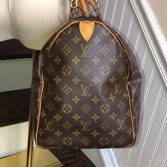 LOUIS VUITTON LV50 Keepall Monogram Canvas Tote Travel Duffle Bag LV 50 SP0992 - Picture 4 of 17